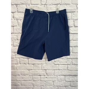 Myles Make Moves Mens Swim Activewear Shorts XL Blue Pockets